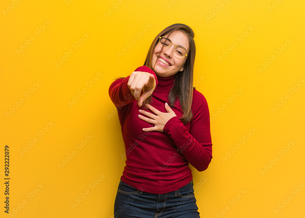 Young intellectual woman dreams of achieving goals and purposes Young intellectual woman dreams of achieving goals and purposes