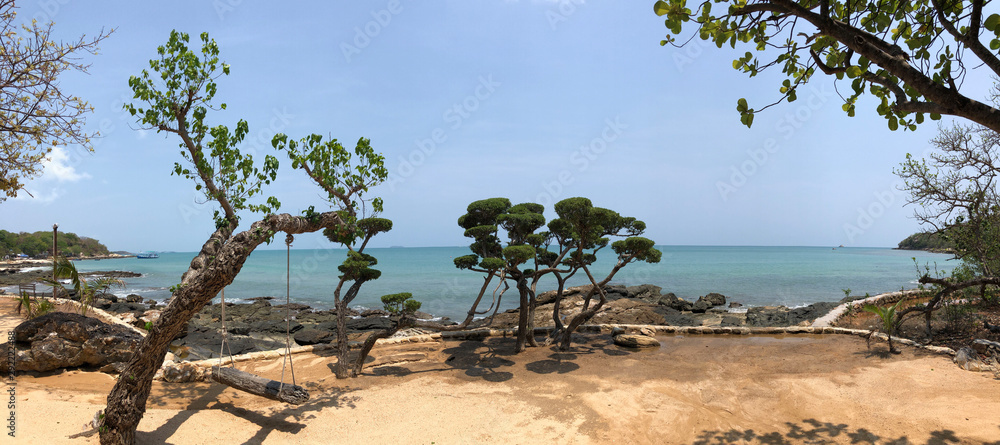 Tree branch swing on Koh Samed island