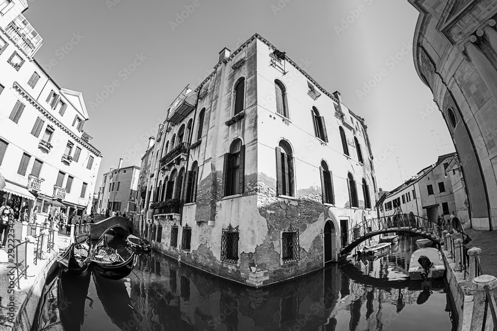 Venezia in Italy, Europe (fish eye lens)