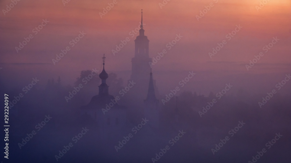 Misty Twilight of Suzdal Town