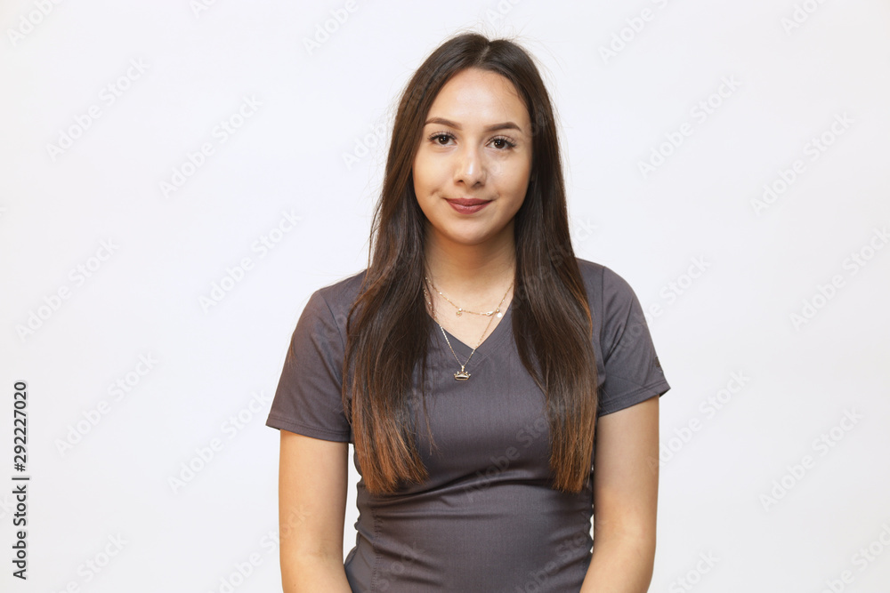 Portrait of an attractive young woman, teen, student Portrait of an attractive young woman, teen, student
