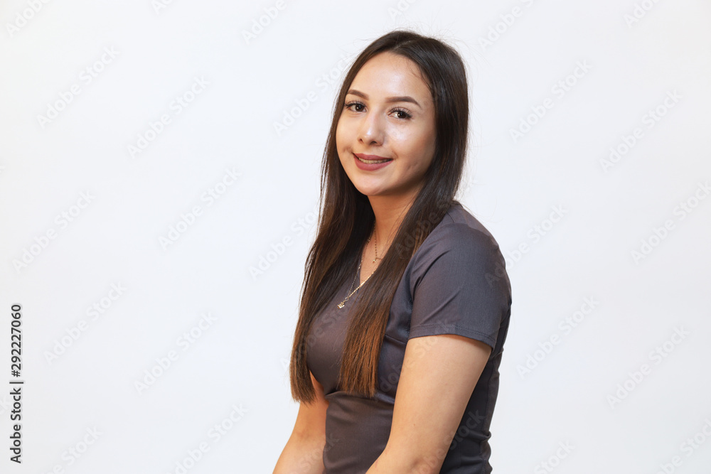 Portrait of an attractive young woman, teen, student Portrait of an attractive young woman, teen, student