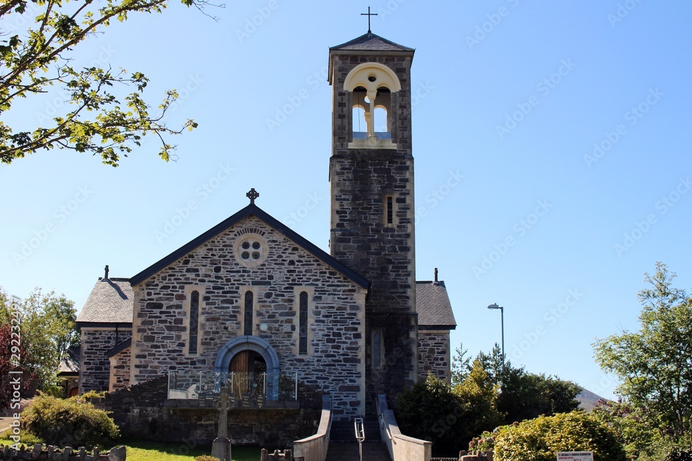 Naklejka premium Die Kirche St. Michael in Sneem (Ring of Kerry, Irland)