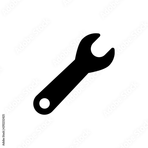Wrench icon design trendy