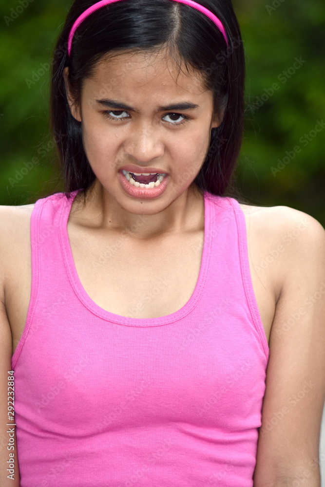An Anxious Beautiful Filipina Female Youngster An Anxious Beautiful Filipina Female Youngster