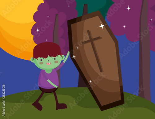 kids with costume halloween image