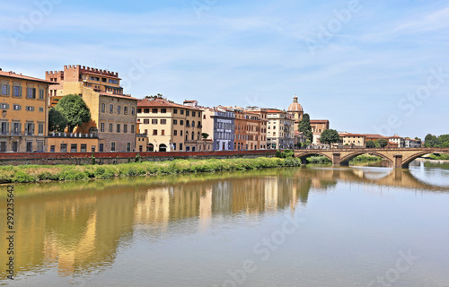 scenery of Florence or Firenze city Tuscany Italy