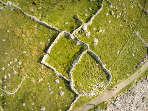 Aerial of Stone Walls