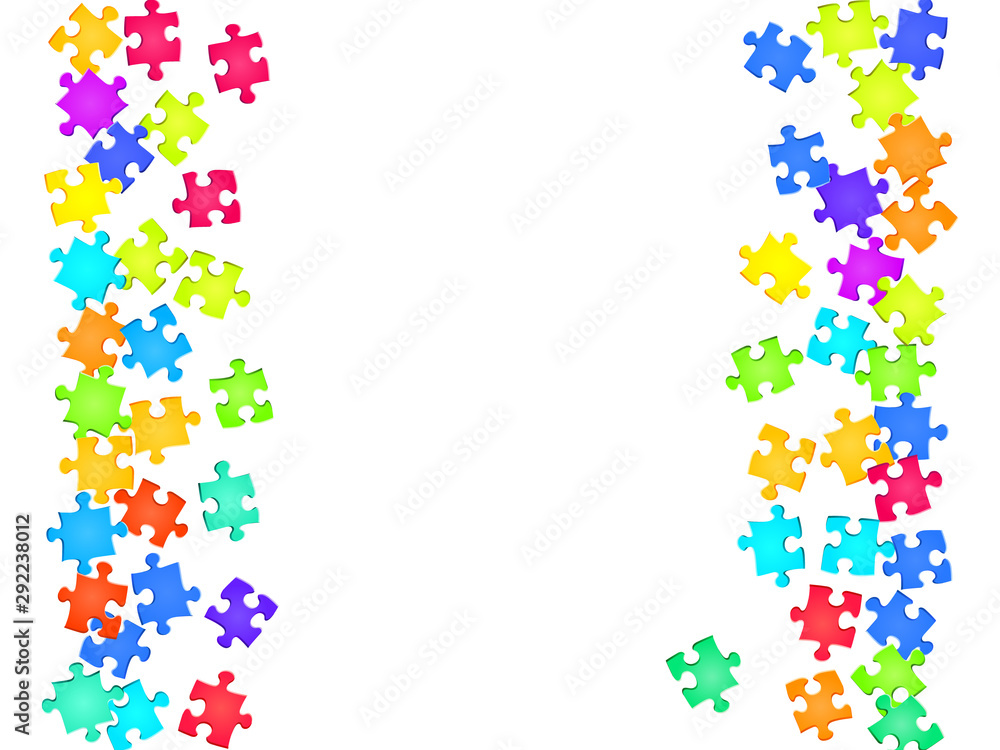 Business conundrum jigsaw puzzle rainbow colors Business conundrum jigsaw puzzle rainbow colors