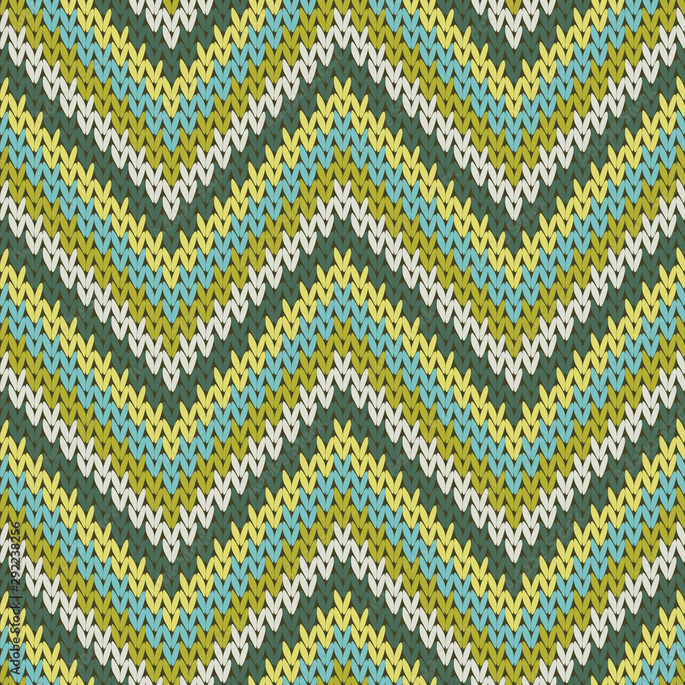 Fluffy zigzag chevron stripes knit texture Fluffy zigzag chevron stripes knit texture