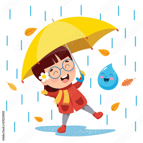 Vector Illustration Of Autumn Season