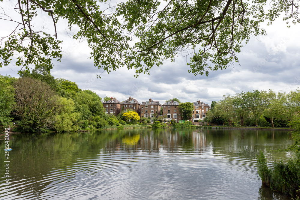 Hampstead No 2 pond in London Hampstead No 2 pond in London
