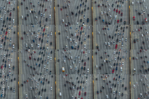 Freeway, Downtown Atlanta (collage), Atlanta, Georgia photo