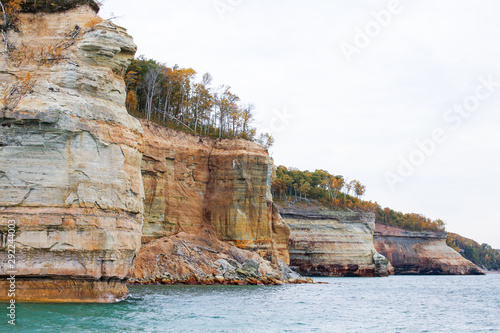 Pictured Rocks National Lakeshore in the south shore of Lake Superior in Michigan’s Upper Peninsula.