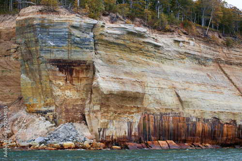 Pictured Rocks National Lakeshore in the south shore of Lake Superior in Michigan’s Upper Peninsula.