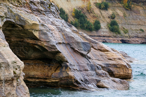 Pictured Rocks National Lakeshore in the south shore of Lake Superior in Michigan’s Upper Peninsula.