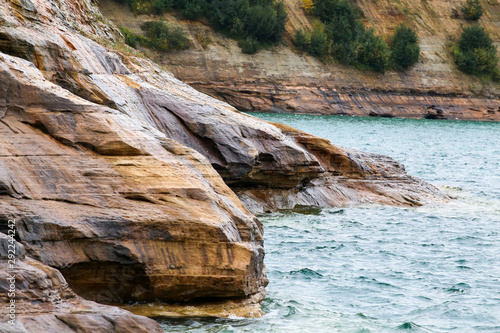 Pictured Rocks National Lakeshore in the south shore of Lake Superior in Michigan’s Upper Peninsula.