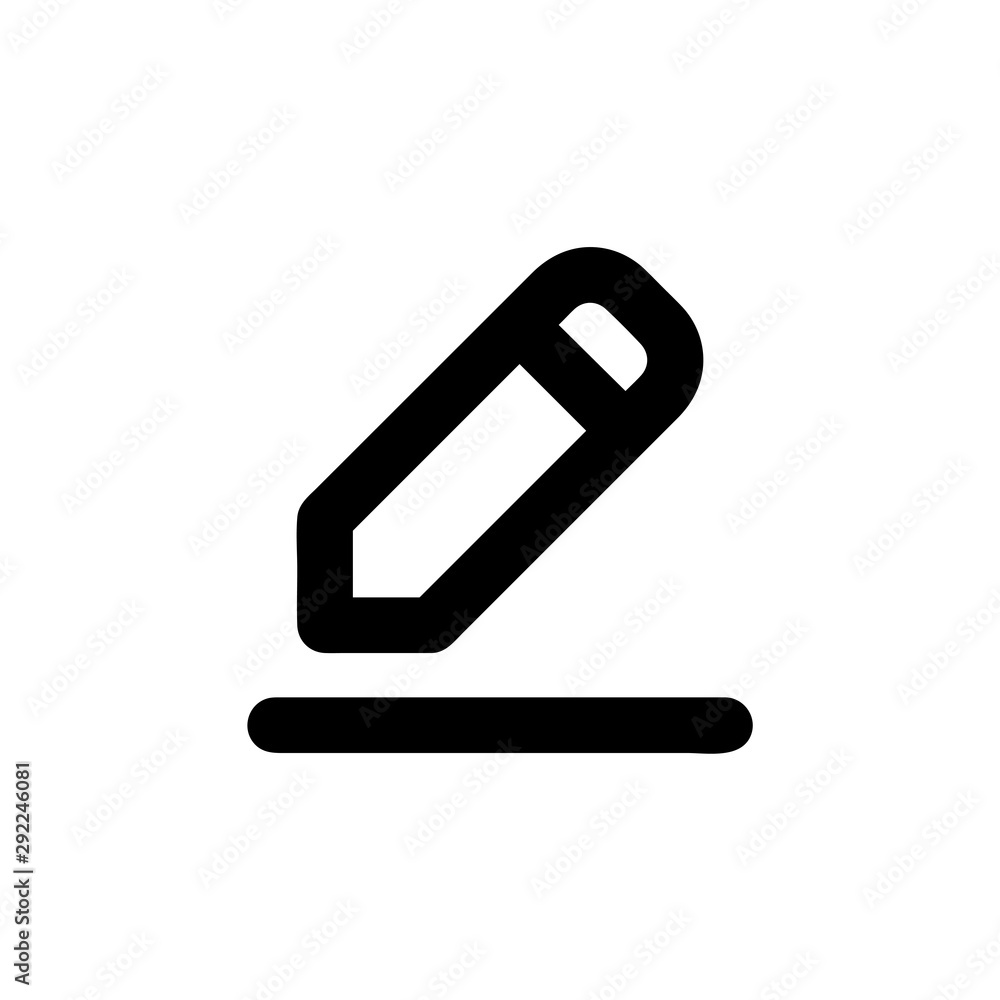 Edit icon pencil vector isolated on background. Trendy sweet symbol. Pixel perfect. illustration EPS 10. - Vector Edit icon pencil vector isolated on background. Trendy sweet symbol. Pixel perfect. illustration EPS 10. - Vector