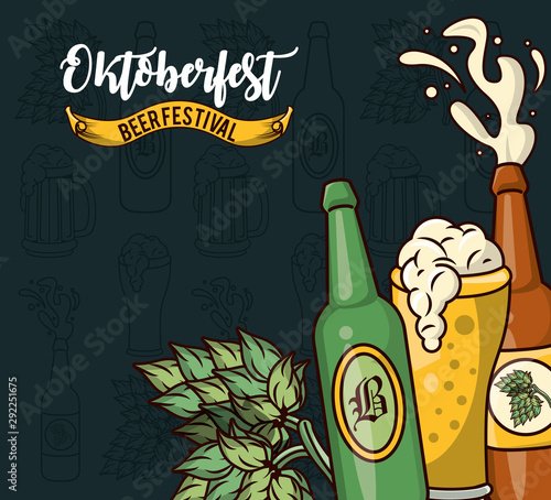 Oktoberfest Celebration, Beer festival poster design