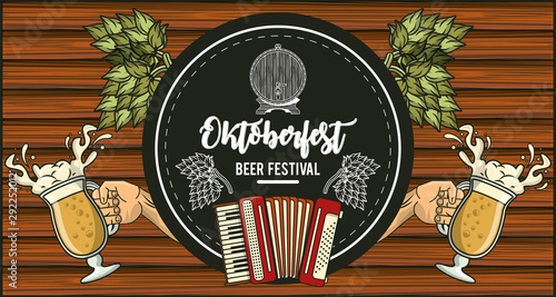 Oktoberfest Celebration, Beer festival banner design