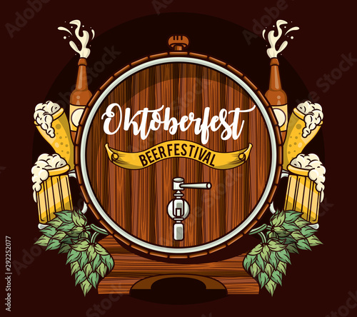 Oktoberfest Celebration, Beer festival poster design