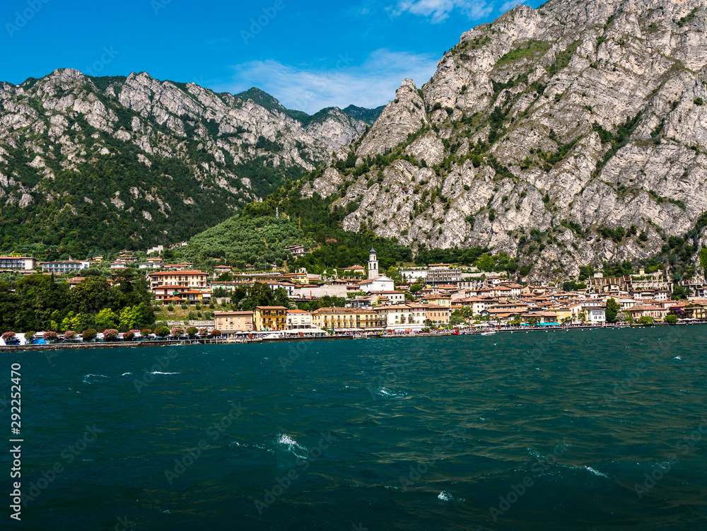 The lovely town of Limone on Lake Garda in Northern Italy