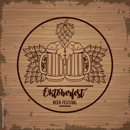 Oktoberfest Celebration, Beer festival poster design