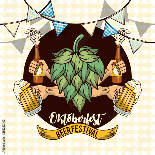 Oktoberfest Celebration, Beer festival poster design