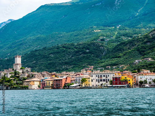 The lovely town of Malcesine on Lake Garda in Northern Italy