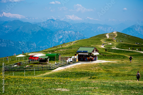On Top of Monte Baldo above Malcesine on Lake Garda