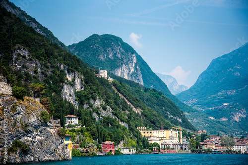The lovely town of Riva del Garda in Lake Garda in Northern Italy