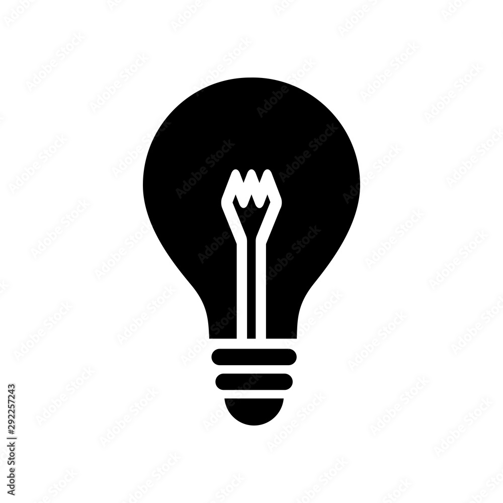 Bulb Icon Vector Design Template Bulb Icon Vector Design Template