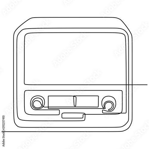 Old radio one continuous li...
