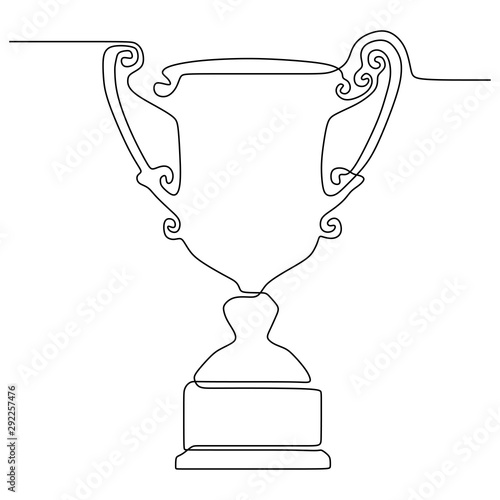 winner trophy object contin...