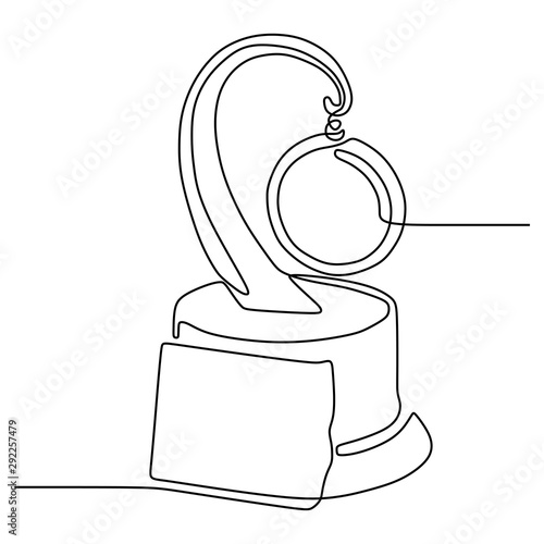 one continuous line drawing...