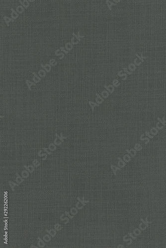 real organic dark grey linen fabric texture background