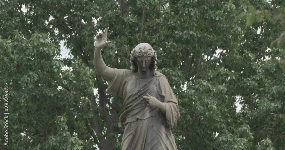Statue in Woodland cemetery, Philadelphia, PA Statue in Woodland cemetery, Philadelphia, PA