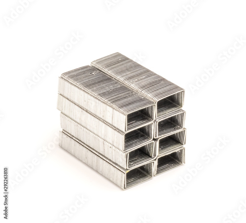staples on a white background