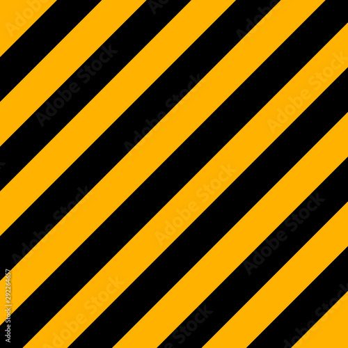 Pattern black and orange slanting strips