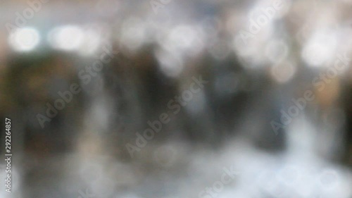 Beautiful natural water bokeh