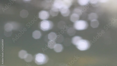 Beautiful natural water bokeh