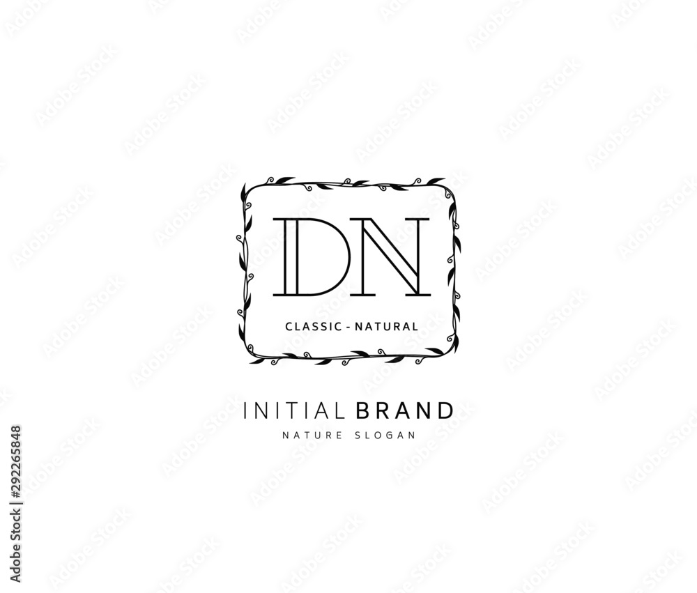 D N DN Beauty vector initial logo, handwriting logo of initial signature, wedding, fashion, jewerly, boutique, floral and botanical with creative template for any company or business. D N DN Beauty vector initial logo, handwriting logo of initial signature, wedding, fashion, jewerly, boutique, floral and botanical with creative template for any company or business.