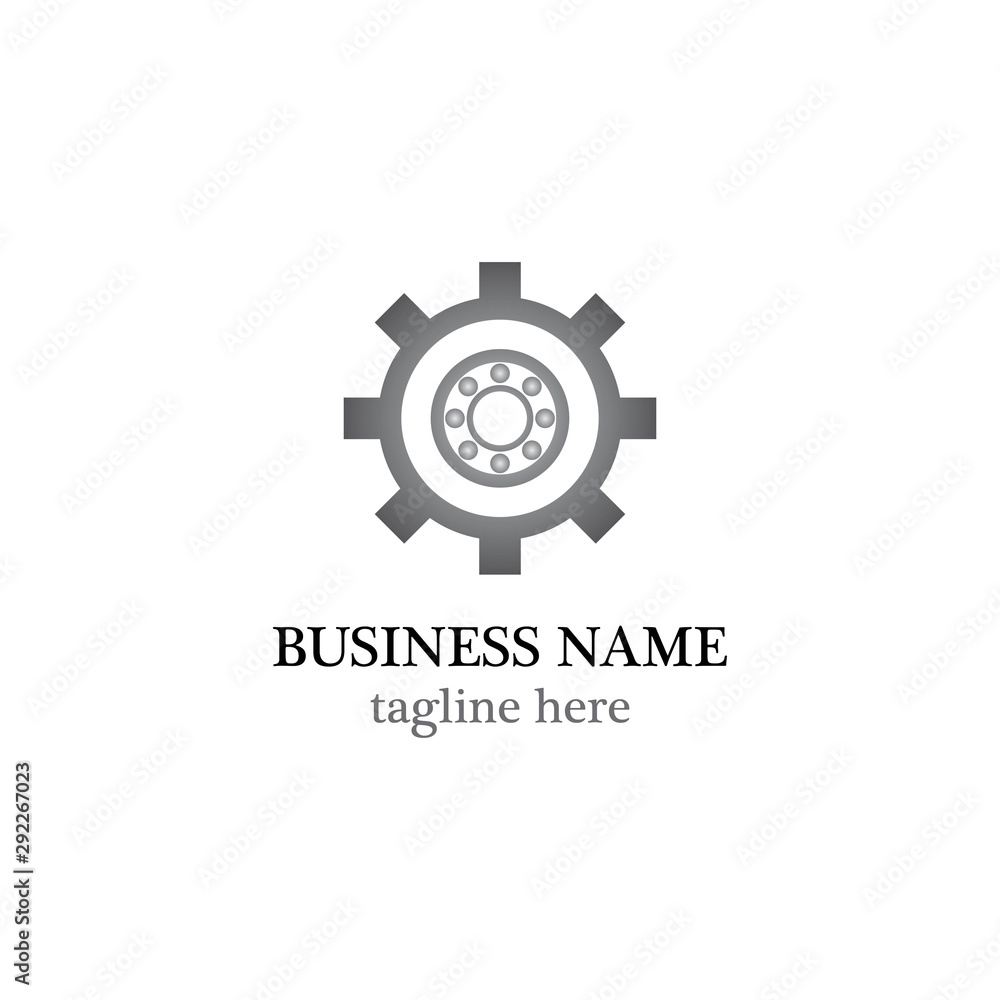 Gear logo template vector icon design Gear logo template vector icon design