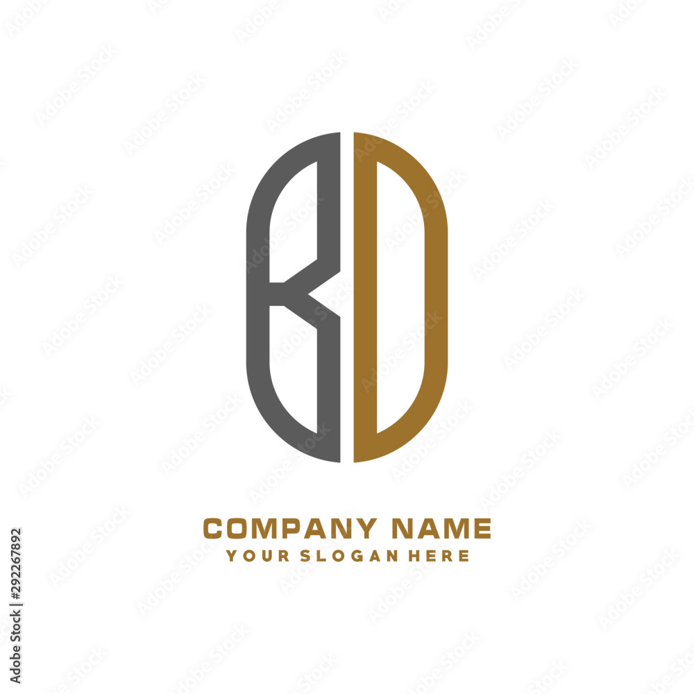 BO minimalist letters, with black and gold, white, black background logos BO minimalist letters, with black and gold, white, black background logos