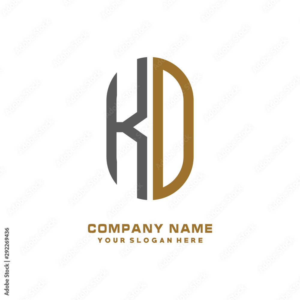 KO minimalist letters, with black and gold, white, black background logos KO minimalist letters, with black and gold, white, black background logos