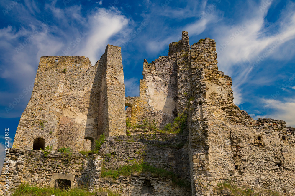 Old ruined castle  Likava. Slovakia.