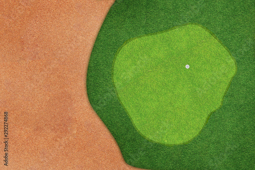 green of golf court