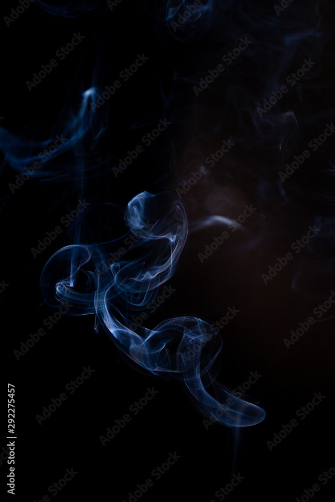 Smoke motion on black background. Smoke motion on black background.