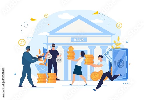 Bank Robbery Crime and Bad Storage Protection