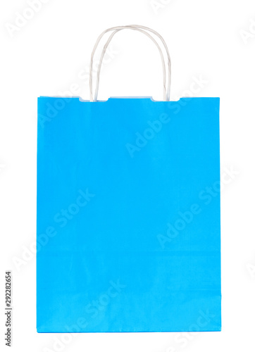 Colored shopping bags isolated on white background